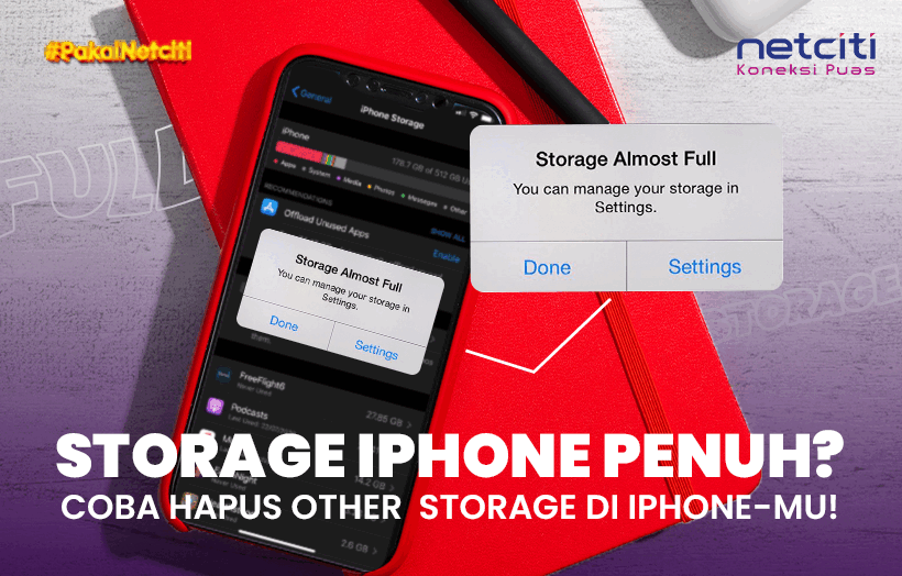 Storage iPhone Penuh? Coba Hapus Other Storage di iPhone-mu!