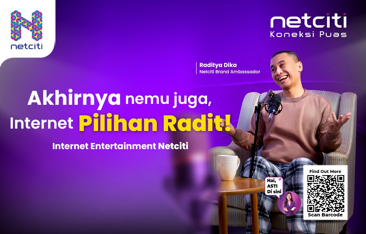 Raditya Dika & Anissa Aziza Resmi Jadi Brand Ambassador Netciti Persada